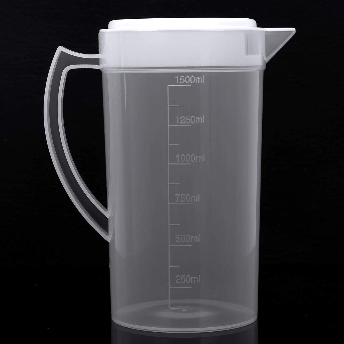 Aislor Plastic Straining gallon pitcher,Dishwasher Safe White 1500ml