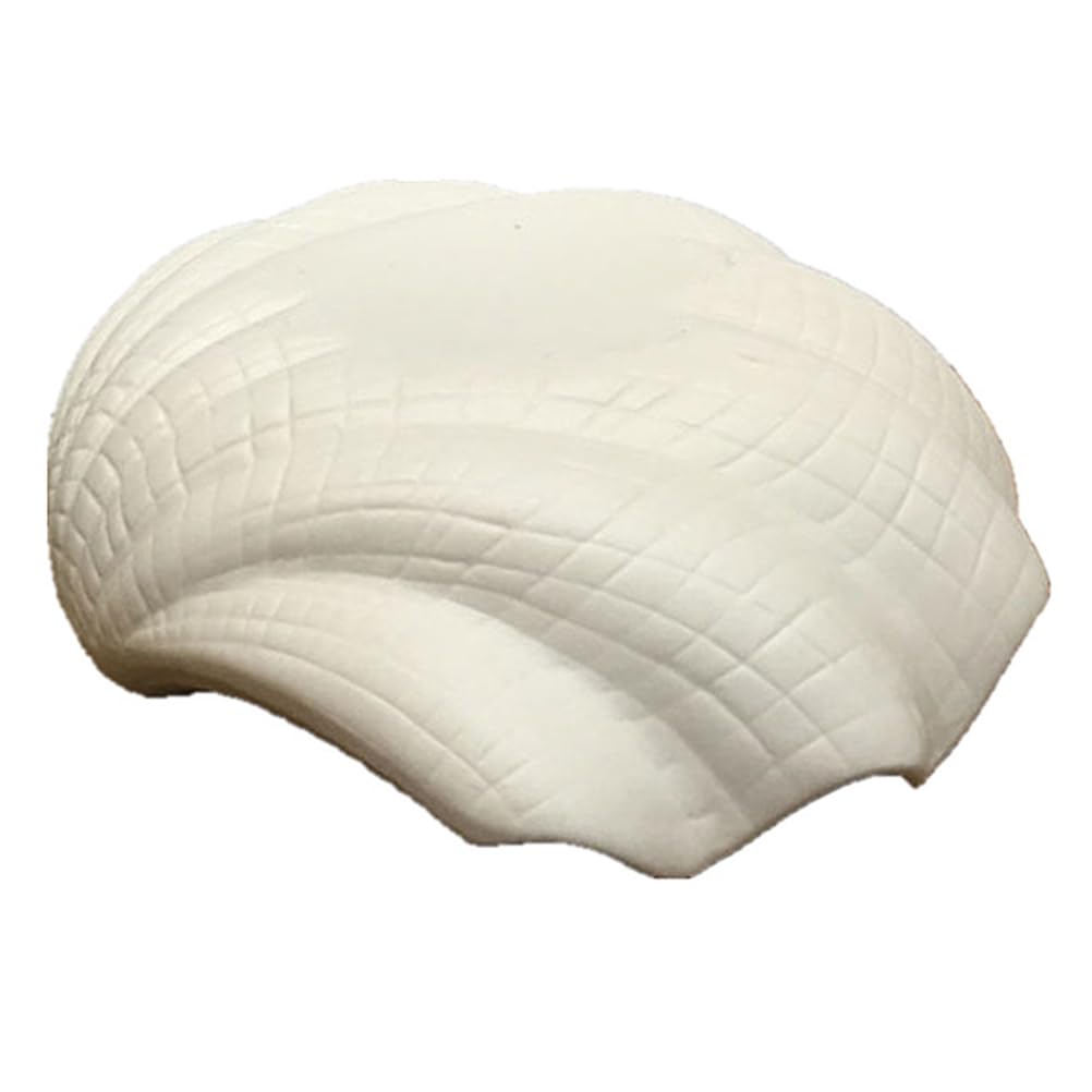 Garneck Shell Bowl Ceramic Seashell Shaped Dish Candy Nuts Fruits Serving Bowl Desktop Jewelry Sundries Tray Multiuse Storage Dish Blue