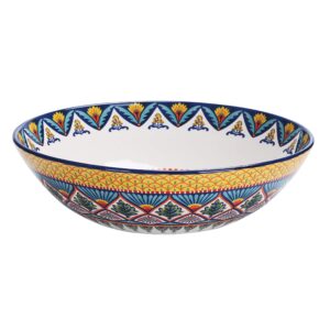 bico havana ceramic 13 inch serving bowl, microwave & dishwasher safe