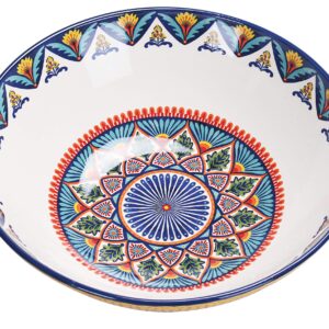 Bico Havana Ceramic 13 inch Serving Bowl, Microwave & Dishwasher Safe