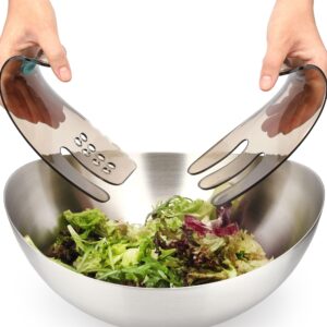 portofino salad hands - salad tongs for serving - salad serving utensils - salad tosser salad servers - salad claws salad picker - salad spoons for serving - salad mixing tongs salad mixers - ensalada