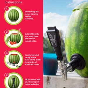 Final Touch Watermelon Keg Tapping Kit with Coring Tool (BD204)