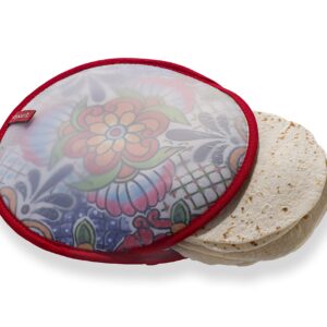 Prepara Tortilla Warmer, 10.5 Inch, Red