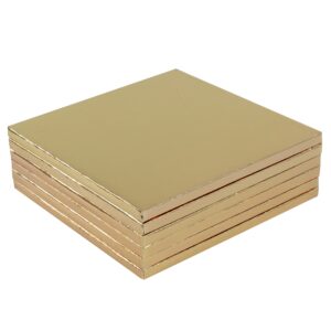 spec101 cake board 10 inch 6pk gold cake drum floral bulk cake drums special occasion square wrapped edged cake base