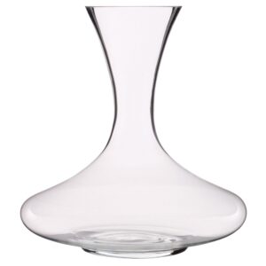 luigi bormioli crescendo 68 ounce decanter, crystal son-hyx glass, made in italy. clear