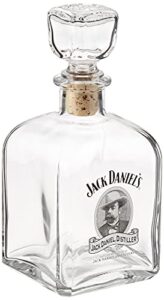 jack daniel's licensed barware cameo logo decanter