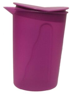 tupperware 1 quart impressions small refrigerator pitcher in purple
