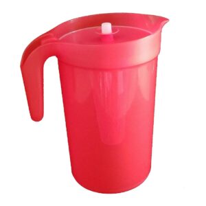 Tupperware 1 Gallon Pitcher with Infuser Emberglow Red