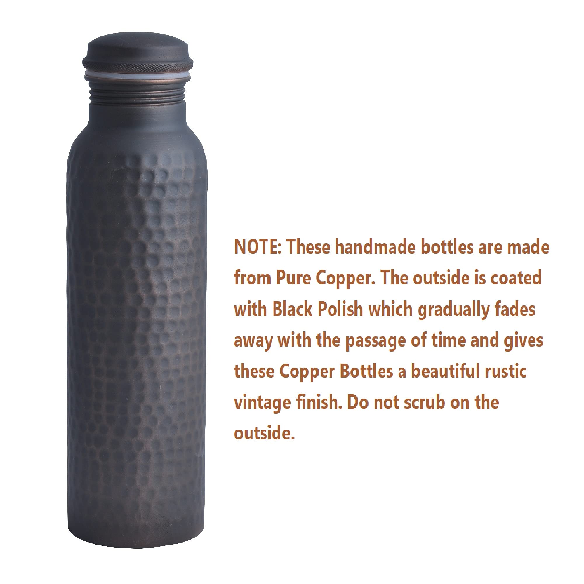 Staglife Copper Water Bottles for Drinking Water for Men Women - Pure Copper Water Bottle Drinking Jug - Copper Vessel Dispenser - 33 Ounces