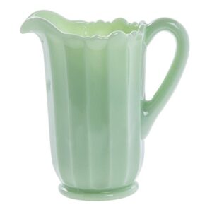 mosser glass jadeite glass panel pitcher