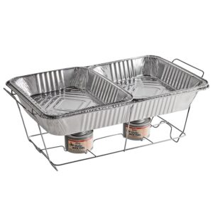 Nicole Fantini 10PC Single Disposable Aluminum Chafing Dish Buffet Set For All Parties & Events