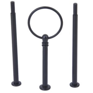 snadulor 3 tier 13" cake stand fruit heavy plate handle fittings round hardware rod stand holder