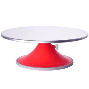 sugarworks artists cake turntable rotating cake stand cake decorating stand, with brake/stop