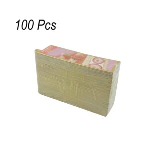 Proshopping 100 pcs 5.12"x1.57" Mini Cake Boards, Long Bar Rectangular Gold Mousse Cardboard Set, Cupcake Base, Dessert Displays Tray, Disposable Paper Coasters, for Wedding Party Cake Pastry Cup