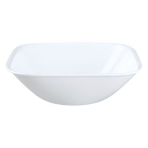 corelle square 22-ounce soup/cereal bowl, pure white