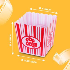 Popcorn Container Beautifully Decorated Popcorn Bowl 2 Pack