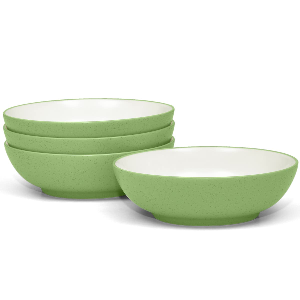 Noritake Colorwave Apple Bowl, Soup/Cereal, 7", 27 oz., Set of 4 in Apple/Green