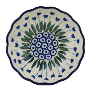 Polish Pottery Bowl 5-inch Water Tulip