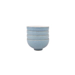 denby rice bowl, stoneware, blue
