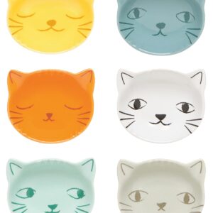 Set of 6 Purrfect Cat Pinch Bowls L46003