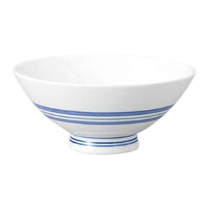 yamashita kogei 753934331 2-line nakahira rice bowl, 4.6 x 2.0 inches (11.7 x 5.2 cm)