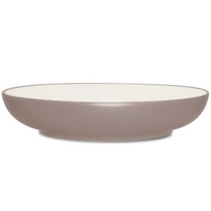 noritake colorwave clay bowl, pasta serving, 12", 89 1/2 oz. (3 qt) in brown/clay/taupe