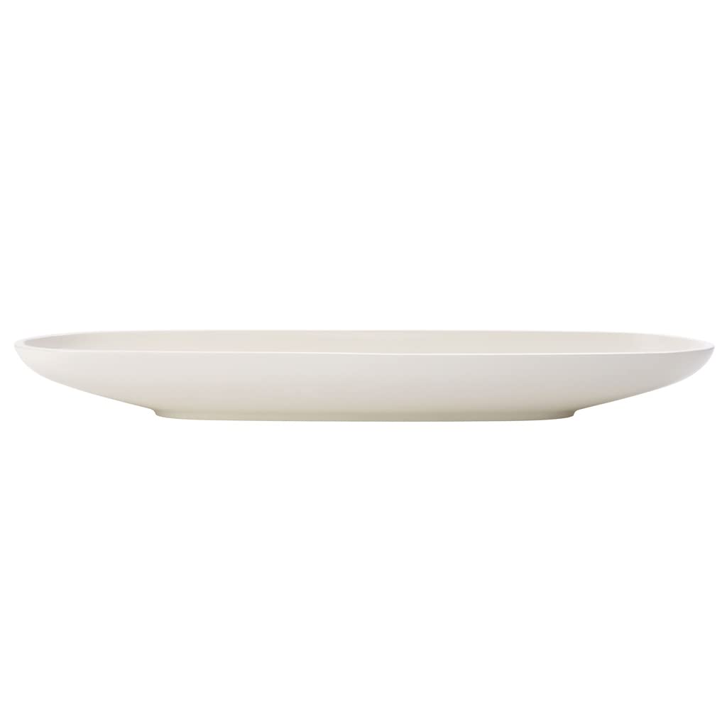 Villeroy & Boch 1041303844 Artesano Original Oval Fruit Bowl, 21.5 x 6.5 in, White