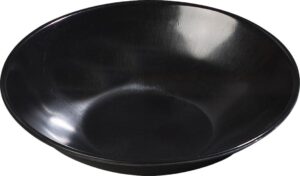 carlisle foodservice products 575b03 melamine salad bowl, 13-oz. capacity, 2" height x 6" diameter, black (case of 72)