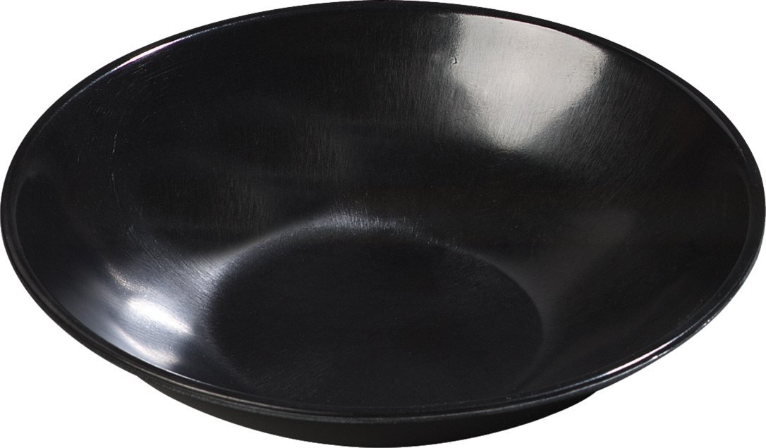 Carlisle FoodService Products 575B03 Melamine Salad Bowl, 13-oz. Capacity, 2" Height x 6" Diameter, Black (Case of 72)