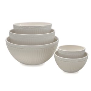 mikasa italian countryside 5-piece nesting bowl set