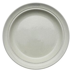 staub ceramic dinnerware 4-pc 9.5-inch soup/pasta bowl set - white truffle