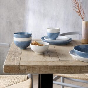 Denby Studio Blue 4 Piece Pasta Bowl Set, 411046006