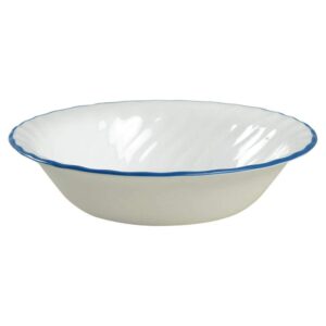 corelle cereal bowl blue velvet pattern 7 1/4 inches