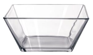libbey rlbhy03 tempo square bowl 9 no. 1796053 soda glass