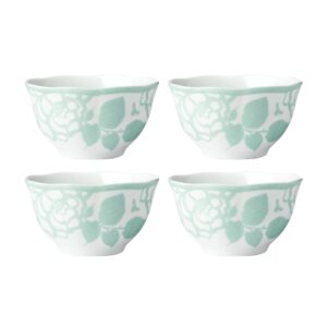 lenox bm cottage dw rice bowls s/4 sage, 2.65