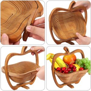 The 2-in-1 creative fruit basket can be turned into a tray for storing nuts and food fruit storage boxes. Gifts for family and friends (No fruit) (1 Piece)