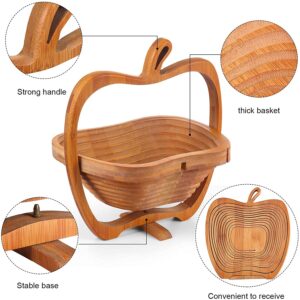 The 2-in-1 creative fruit basket can be turned into a tray for storing nuts and food fruit storage boxes. Gifts for family and friends (No fruit) (1 Piece)