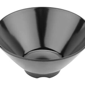 G.E.T. 0180-BK-EC Melamine Rice/Cone Bowl, 8 Ounce, Black (Set of 4)