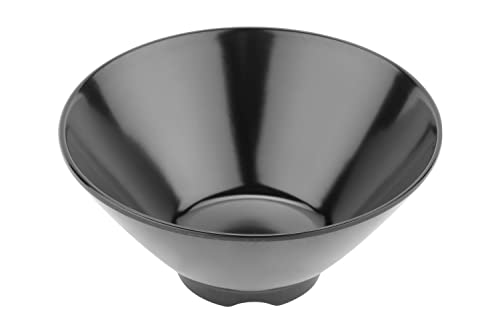 G.E.T. 0180-BK-EC Melamine Rice/Cone Bowl, 8 Ounce, Black (Set of 4)