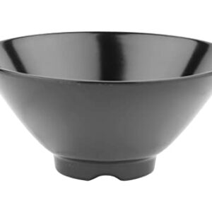 G.E.T. 0180-BK-EC Melamine Rice/Cone Bowl, 8 Ounce, Black (Set of 4)