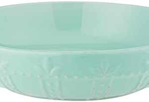 Signature Housewares Sorrento Collection Large Pasta Bowl, 12-Inch, Aqua