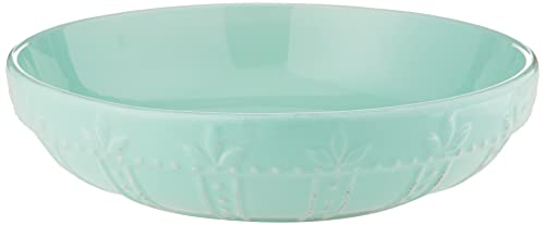 Signature Housewares Sorrento Collection Large Pasta Bowl, 12-Inch, Aqua