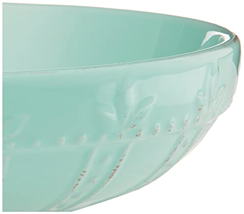 Signature Housewares Sorrento Collection Large Pasta Bowl, 12-Inch, Aqua