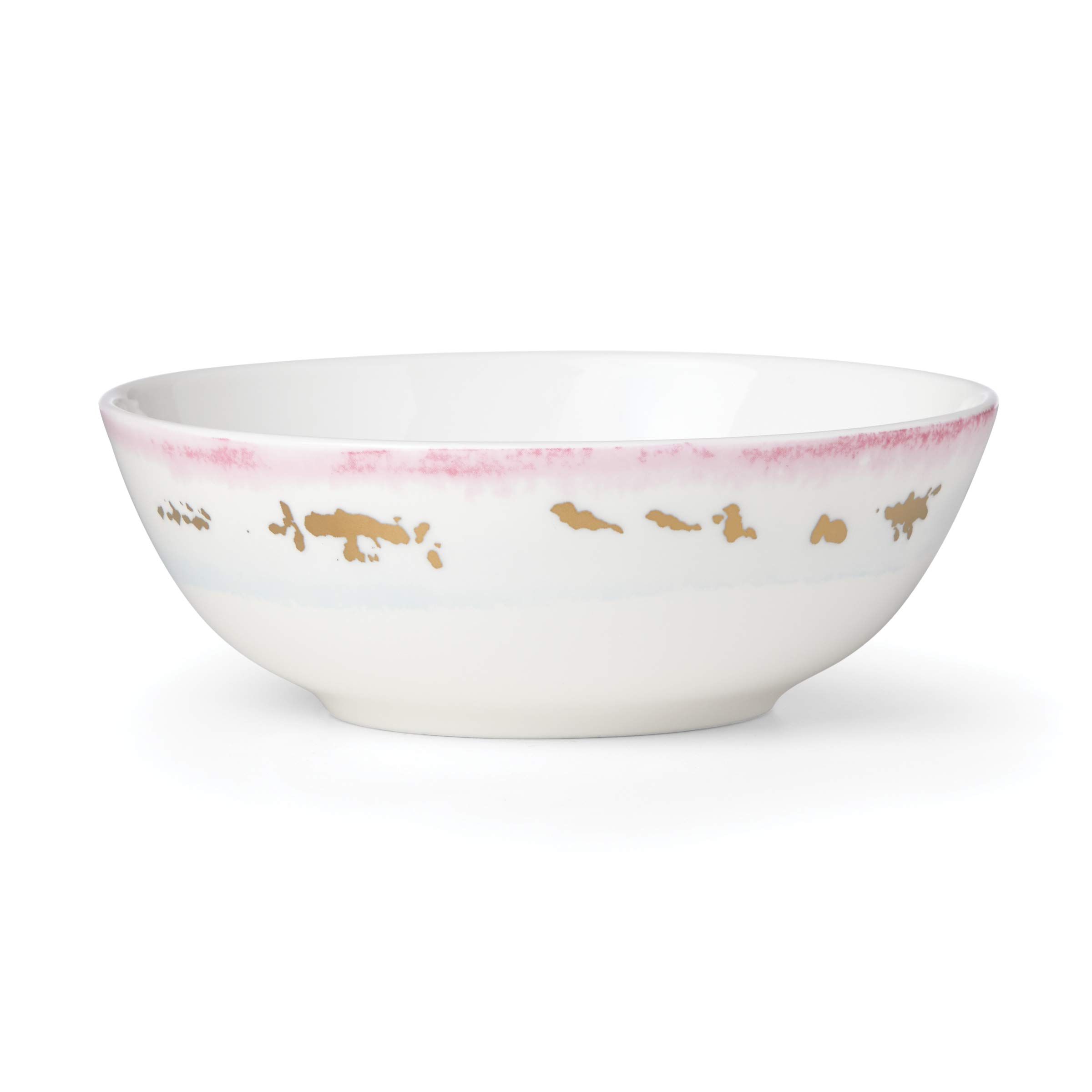 Lenox Watercolor Horizons Purpose Bowl, 0.55 LB, Taupe/Grey