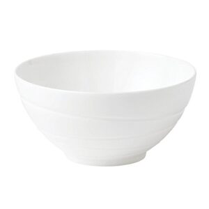 jasper conran by wedgwood white bone china gift bowl swirl 5.5"