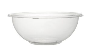 fineline settings super bowls clear 160 oz. salad bowl pet 25 pieces