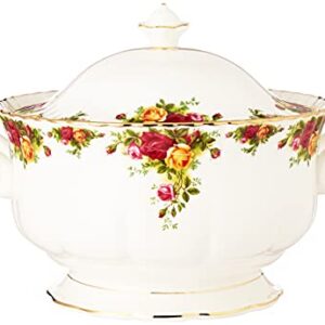 Royal Albert Old Country Roses Soup Tureen, 146 oz, Multi