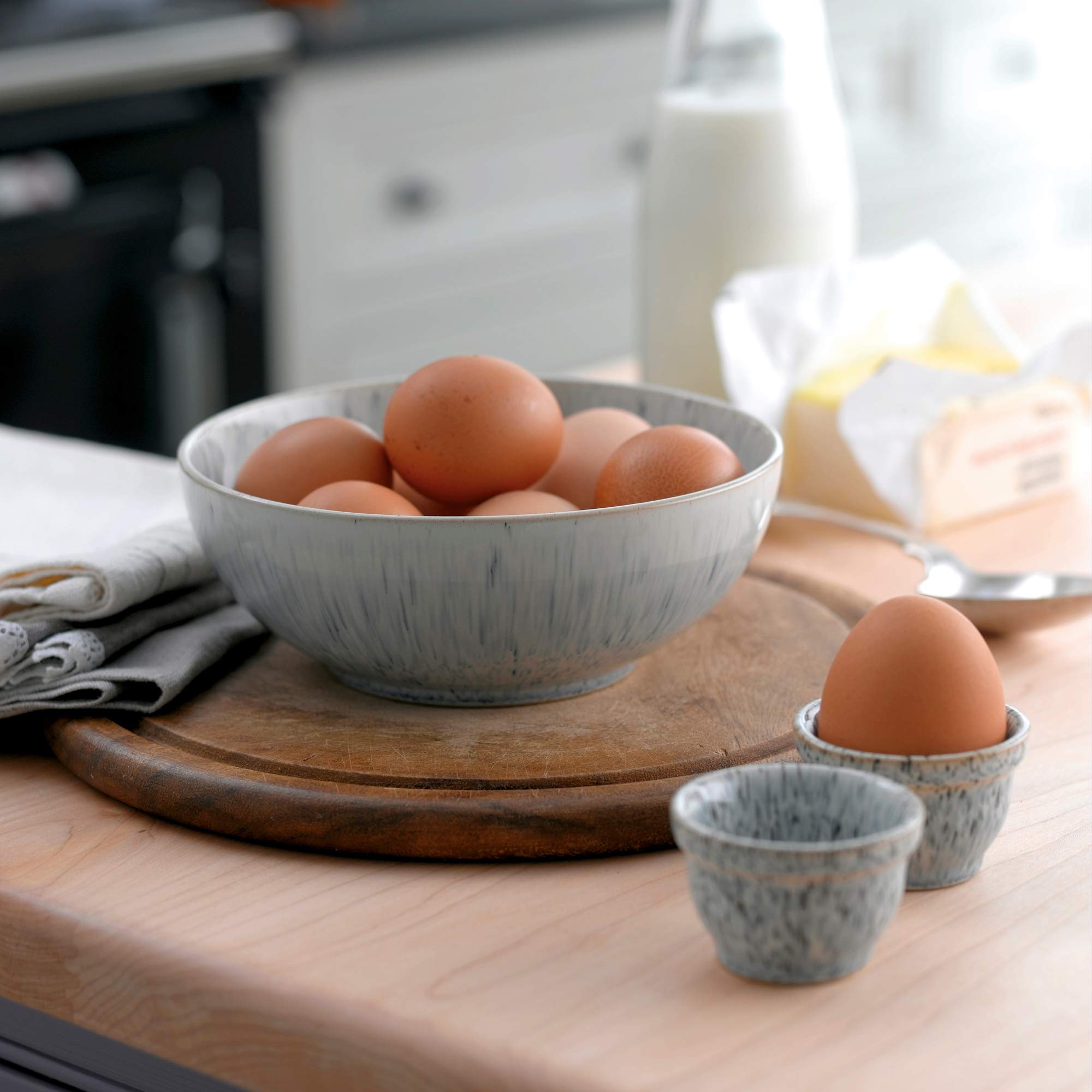 Denby USA Halo Coupe Cereal Bowl, Speckle