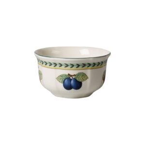 villeroy & boch french garden fleurence 4in bowl, 20 oz, premium porcelain, white/colored