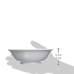 Winco MMB-22W Melamine Rimless Bowl, 22-Ounce, White